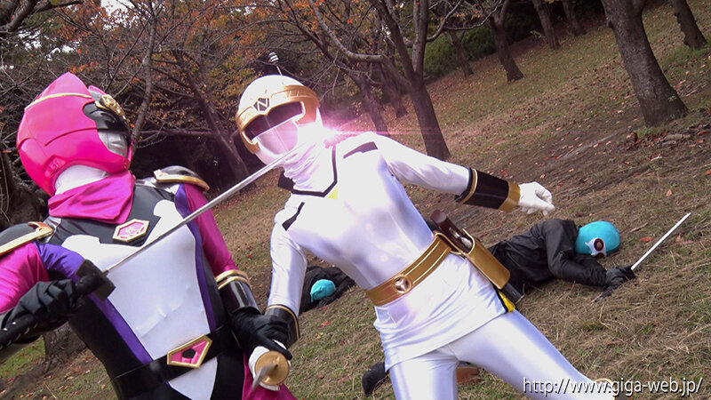 スーパーヒロイン危機一髪！！Vol.97 光忍戦隊シノビンジャー シノビホワイト 上白美央 サンプル 7