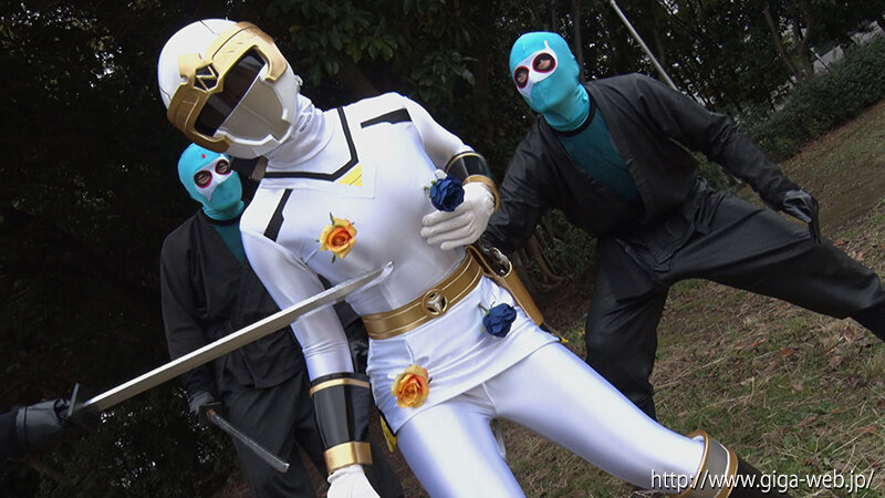 スーパーヒロイン危機一髪！！Vol.97 光忍戦隊シノビンジャー シノビホワイト 上白美央 サンプル 9