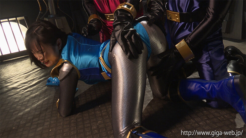 スーパーヒロイン絶体絶命！！Vol.93 聖忍戦隊カゲレンジャーカゲブルー 恐怖の闇の一族！カゲキラー兄弟登場！！ 角名つむぎ サンプル 9