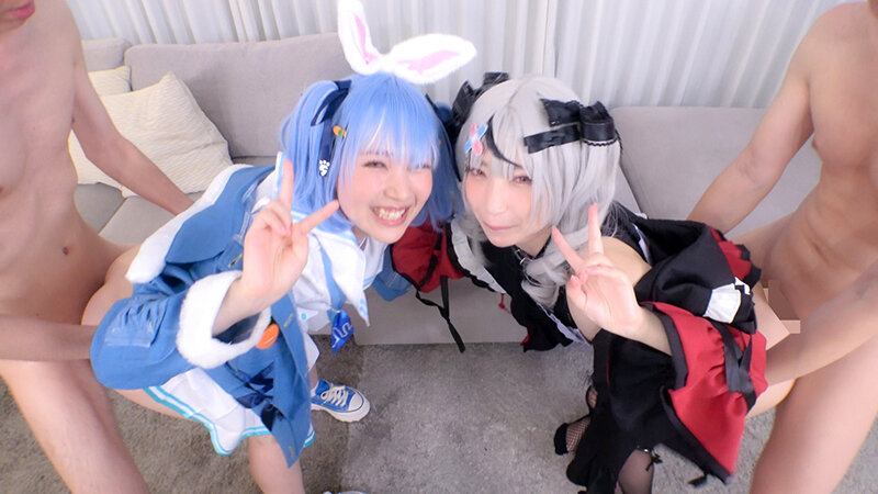 恥もかき捨てた体長140cm台ちっぱい美少女達のハメ狂う4Pオフパコ乱交 W大量潮吹き相互ビチャイキ中出しぶっかけ絶頂！！ 皆月ひかる 冬愛ことね サンプル 10