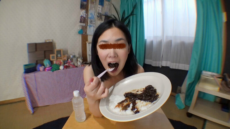 昨日食べた物をもう一度食べる！脱糞カレーライス！ サンプル 12