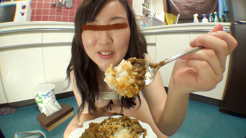 昨日食べた物をもう一度食べる！脱糞カレーライス！ サンプル 2