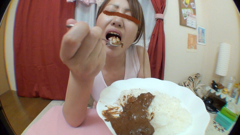 昨日食べた物をもう一度食べる！脱糞カレーライス！ サンプル 6
