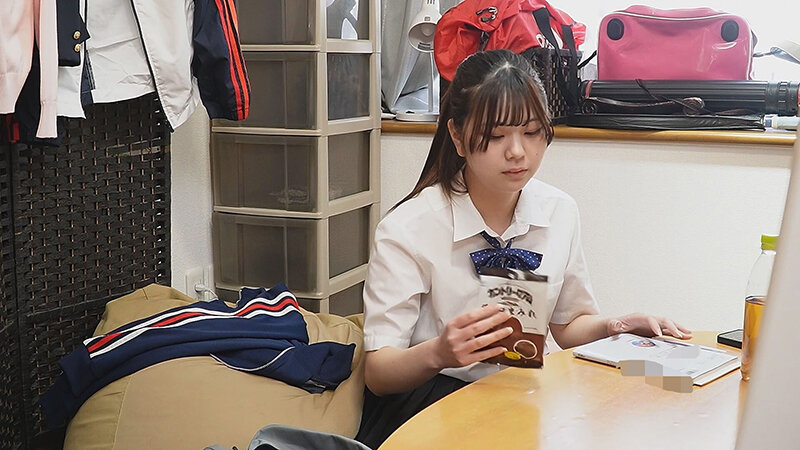 女子学園寮オナニー盗撮 巨乳女子○生 サンプル 6