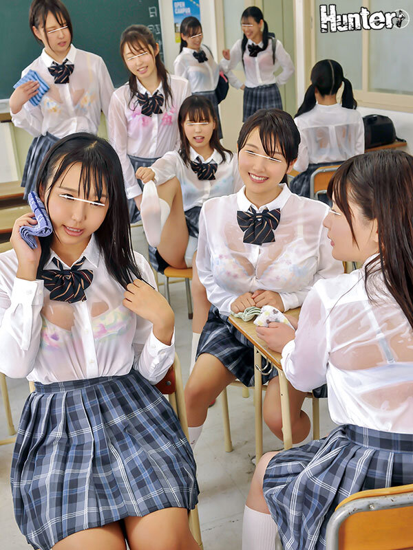 女子校生限定！ブラ透け度200％ ゲリラ豪雨でビショ濡れになった制服女子たちに勃起が止まらず中出しハメ放題BEST16名4時間 サンプル 3