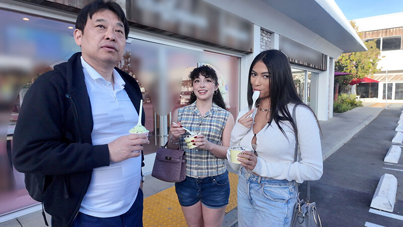 ロスでナンパしたセックスポテンシャル高めの大学生2人組を勝手にAVデビュー！！ピクシ―（23）＆レイナ（21） サンプル 3