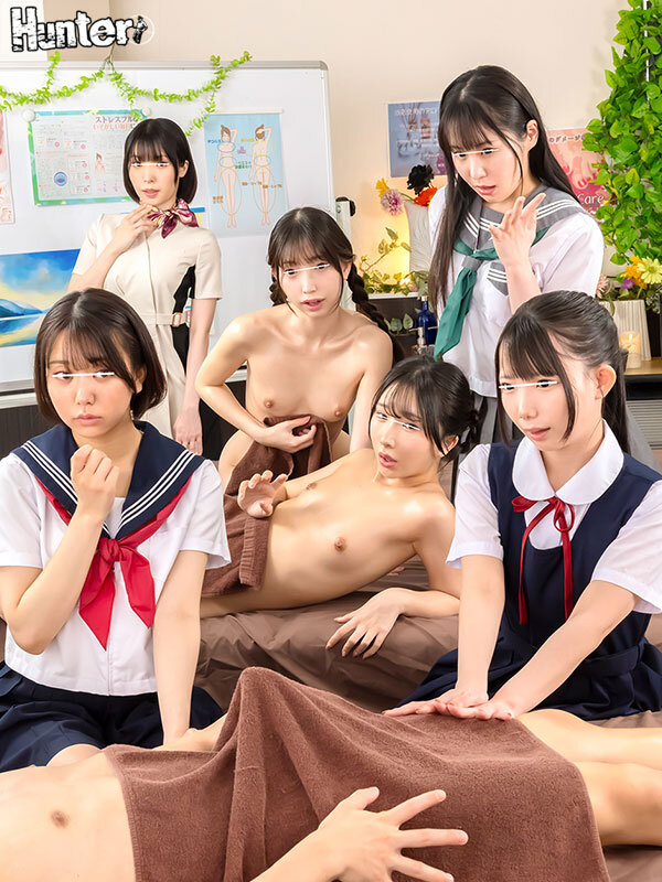 「えっ！？ココで勃起？」エステサロンの職業体験に行ったらうぶっ娘ばかりで男はボク1人！エステ体験はまさかのタオル1枚で女の子の体を触りまくり！女の子もタオル1枚だからズレて、ちっぱいやお尻が見えまくり！更にボクは股間の際どい所を施術されまくりでフル勃起 サンプル 1