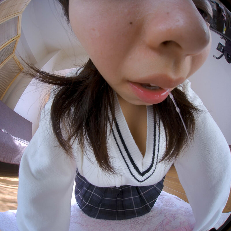 【VR】唾を飲まされ顔を舐められてぞわぞわしてみませんか サンプル 4