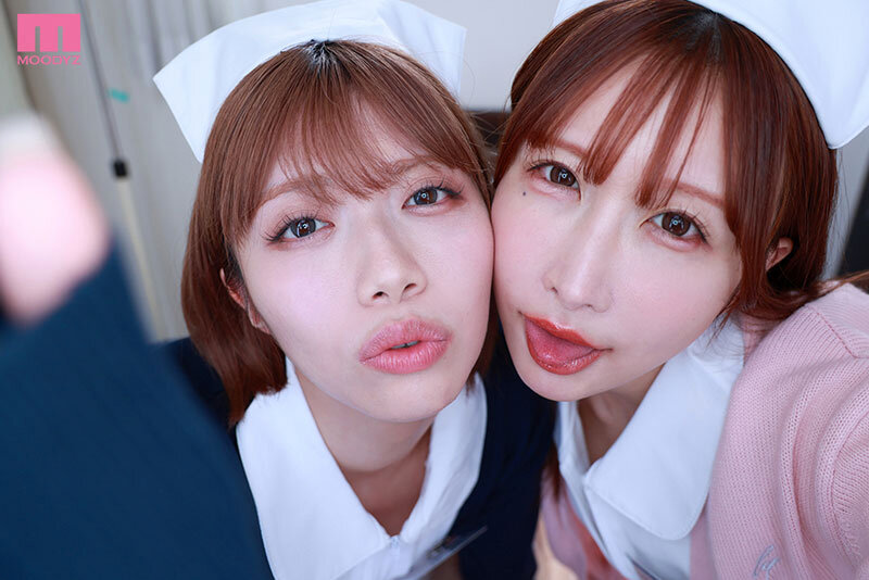 【VR】癒しとエロスの女神 おっとり先輩ナースうんぱい 愛と勇気が友達 ちゃきちゃき後輩ナース石原希望 性格正反対のえちえちご奉仕ナース2人が入院生活の不安も溜まったザーメンもぜ～んぶ取り除いてくれる絶対に退院したくないハーレム性処理病棟 サンプル 8