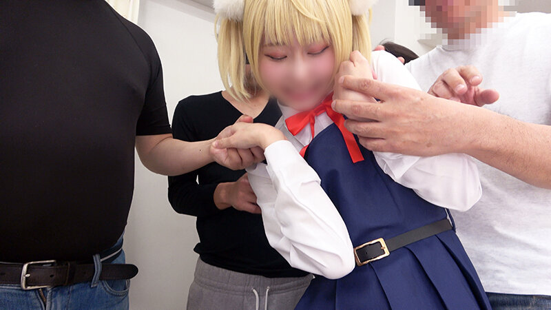 妊娠するまで帰れません！中出しザーメン17発 元地下アイドル清純ツルペタ美少女レイヤー カメコ集団にパイパン突き破られドM完堕ち大号泣 6P大乱交SEX サンプル 7