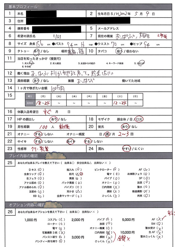風俗面接SEX盗撮 本番推奨風俗店の面接→SEX体験講習パーフェクト流出！！ ＃001 面接シロウト 3名245分 サンプル 2
