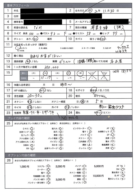 風俗面接SEX盗撮 本番推奨風俗店の面接→SEX体験講習パーフェクト流出！！＃003 面接シロウト 4名255分 サンプル 12