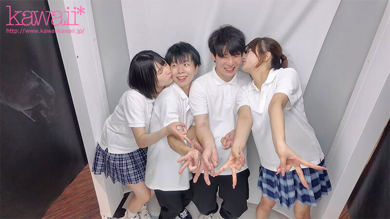 おま○こハーレム修学旅行！やっと彼女ができた弱者男子の僕らのセックス練習台になって寝取ってきた一軍スケベ女子 超人気女優北岡果林・虹村ゆみ初共演！！ザコ男友達の彼女できた記念にセックスで祝福！ サンプル 3