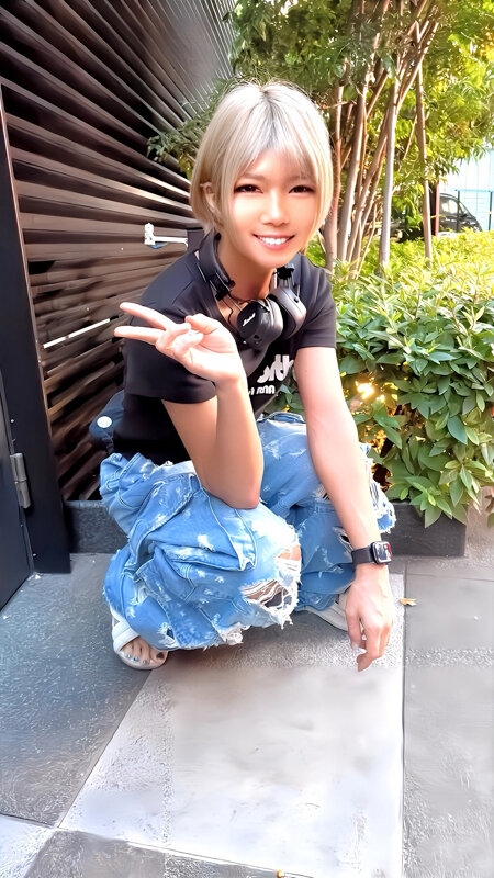 黒ギャルは男の娘 サンプル 1