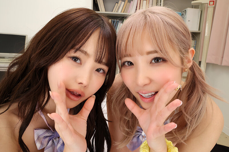 【VR】保健室で生徒からの激烈誘惑！？濃厚キスの嵐で燃え上がる禁断SEX！！ 松本いちか×栄川乃亜 サンプル 2