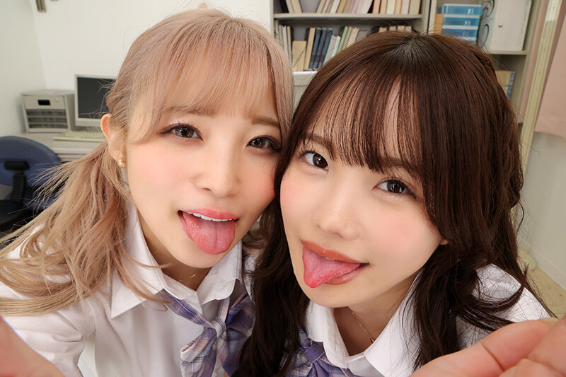 【VR】保健室で生徒からの激烈誘惑！？濃厚キスの嵐で燃え上がる禁断SEX！！ 松本いちか×栄川乃亜 サンプル 7