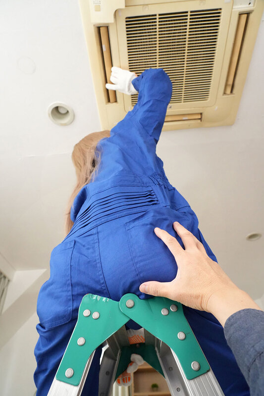 【VR】元ヤンのエアコン修理業者さんに叱られながら死ぬほどオンナを味わった童貞のボク AIKA サンプル 5