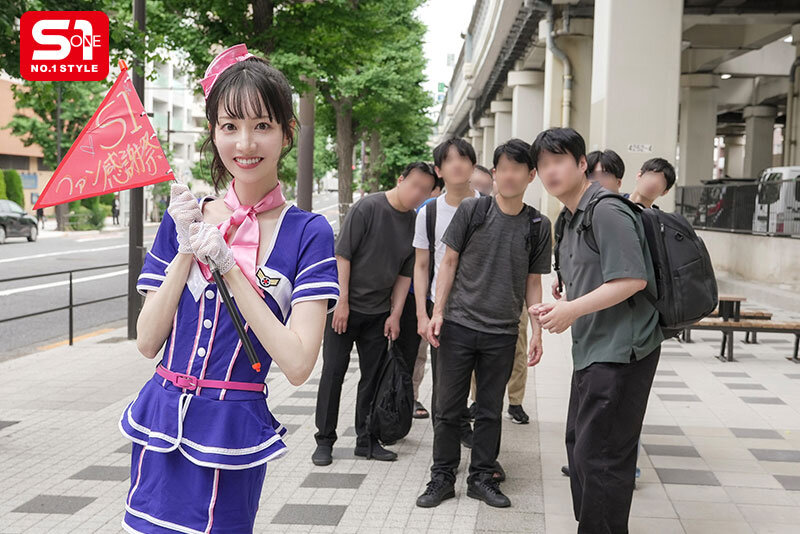 地上波アイドル時代からのファンの夢を全部叶える！ 総勢19本のチ●ポをひたすらご奉仕しちゃう 大感謝ヌキヌキ乱交ファンミーティング 石田佳蓮 サンプル 1