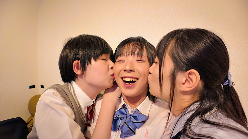 たんぽぽ☆プレゼンツ！やっぱり生が好き 放課後ホテルで可愛すぎる男の娘三人レズアナルセックス・乱交撮影会＃03 サンプル 2