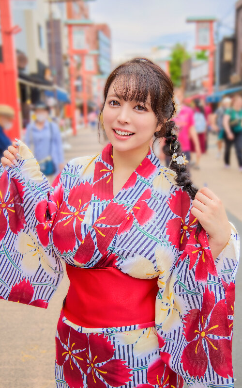 マチアプちゃん！ふわとろHカップの上京ハメ撮りSEX 浴衣デートでハメを外して即ハメモードで中出しOK はるな 22歳 大学生 サンプル 1