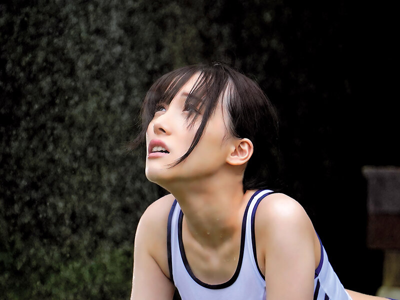 合宿中ゲリラ豪雨で全身ビショビショになった陸上部員は濡れて敏感になった透け乳首をセクハラ監督に弄られ続けチクイキ女子ランナーに仕立て上げられた 白石もも サンプル 1